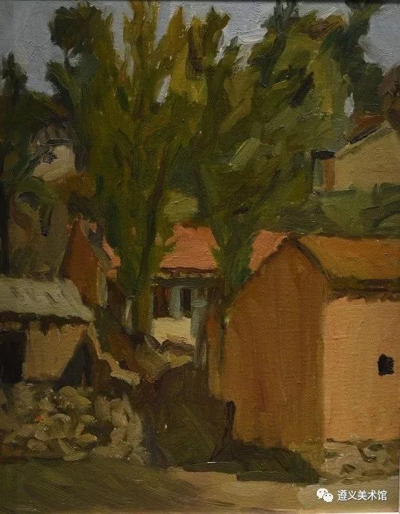 中国当代画家作品_中国当代油画名家写生遵义_芃芃名家油画作品