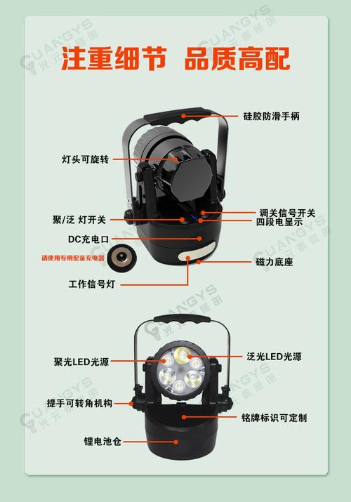 多方位无死角旋转探照灯_探照灯对led灯具行业的带动作用_LED探照灯系统