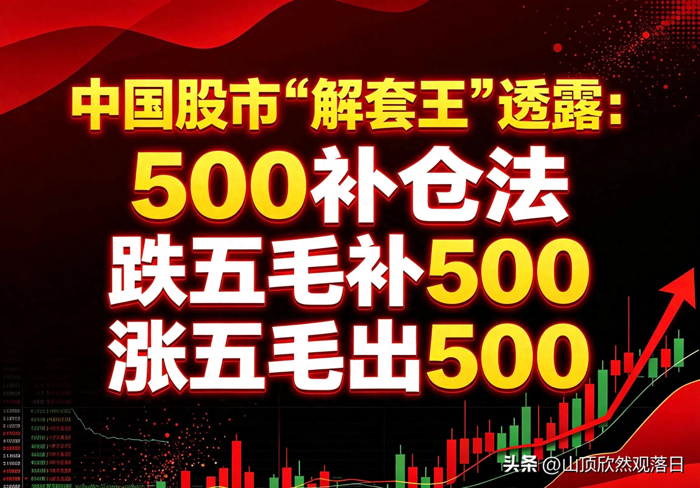 股票如何解套_500补仓法_定点滚动解套法