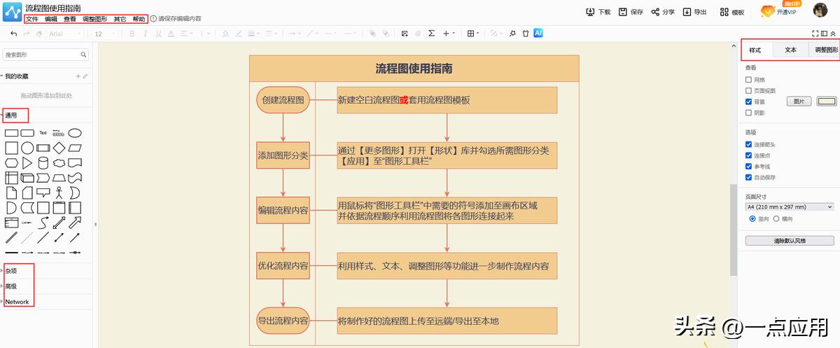 ipo流程图步骤_Visio流程图制作教程_制作流程图指南